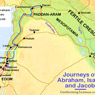 Learn more and see this Map of the Journeys of Abraham, Isaac and Jacob